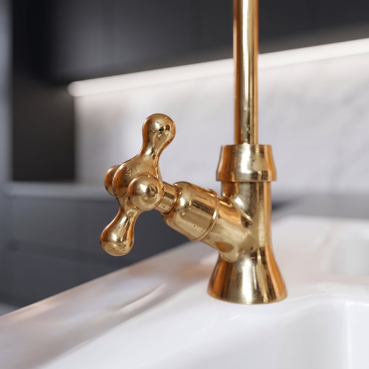 Unlacquered Brass Cold Water Faucet #BL020