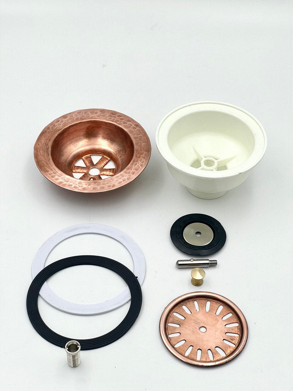 Copper Finish Sink Drainer | 3 ½" Kitchen Strainer #BL011