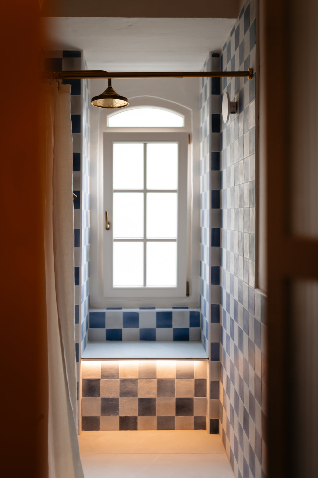 Unlacquered Brass Shower System #BL001