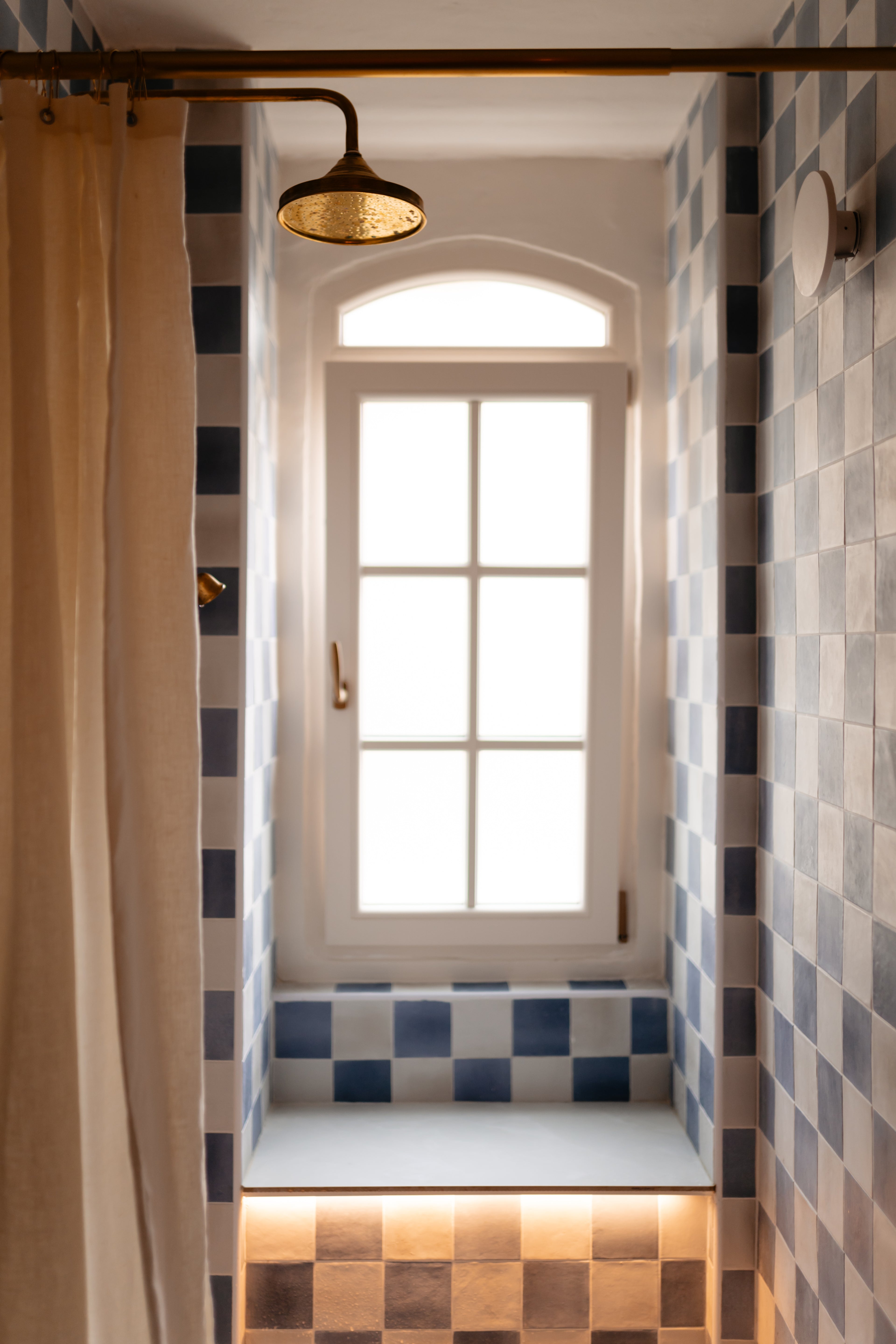 Unlacquered Brass Shower System #BL001