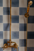 Unlacquered Brass Shower System #BL001