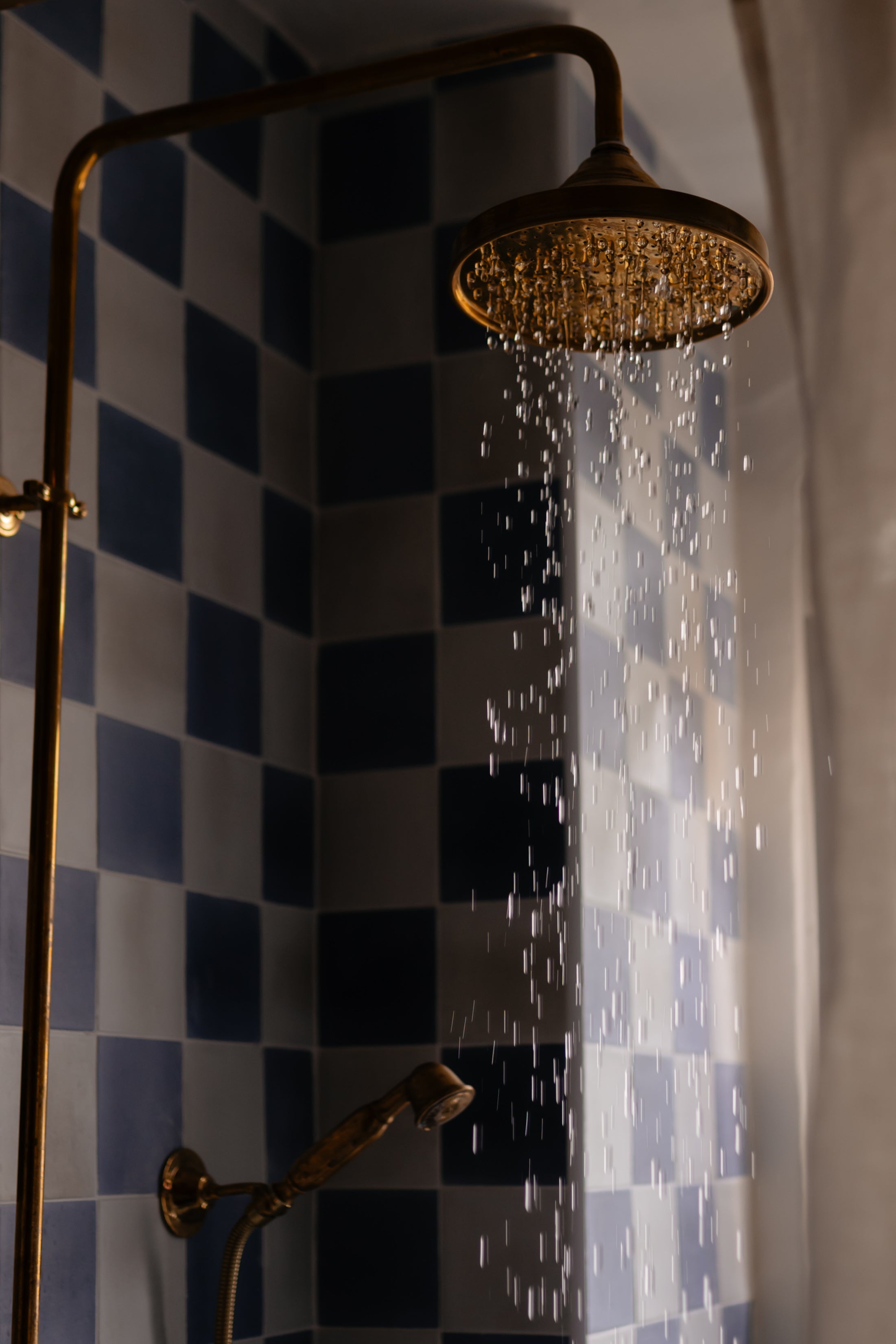 Unlacquered Brass Shower System #BL001