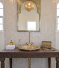 Unlacquered Solid Brass Faucet – High-Arc Gooseneck | Patina-Ready Single-Hole Monoblock Mixer #BL015