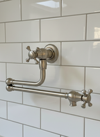 Matte Nickel Solid-Brass Pot Filler #BL009