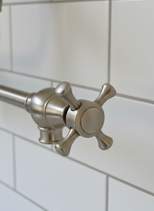 Matte Nickel Solid-Brass Pot Filler #BL009