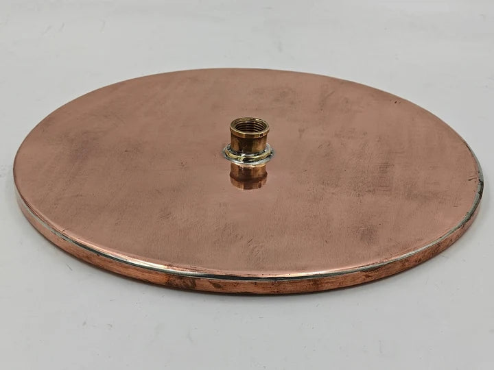 Unlacquered Solid Copper Rain Shower Head #BL023