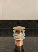 Unlacquered Brass Pop-Up Drain #BL010