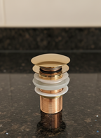 Unlacquered Brass Pop-Up Drain #BL010