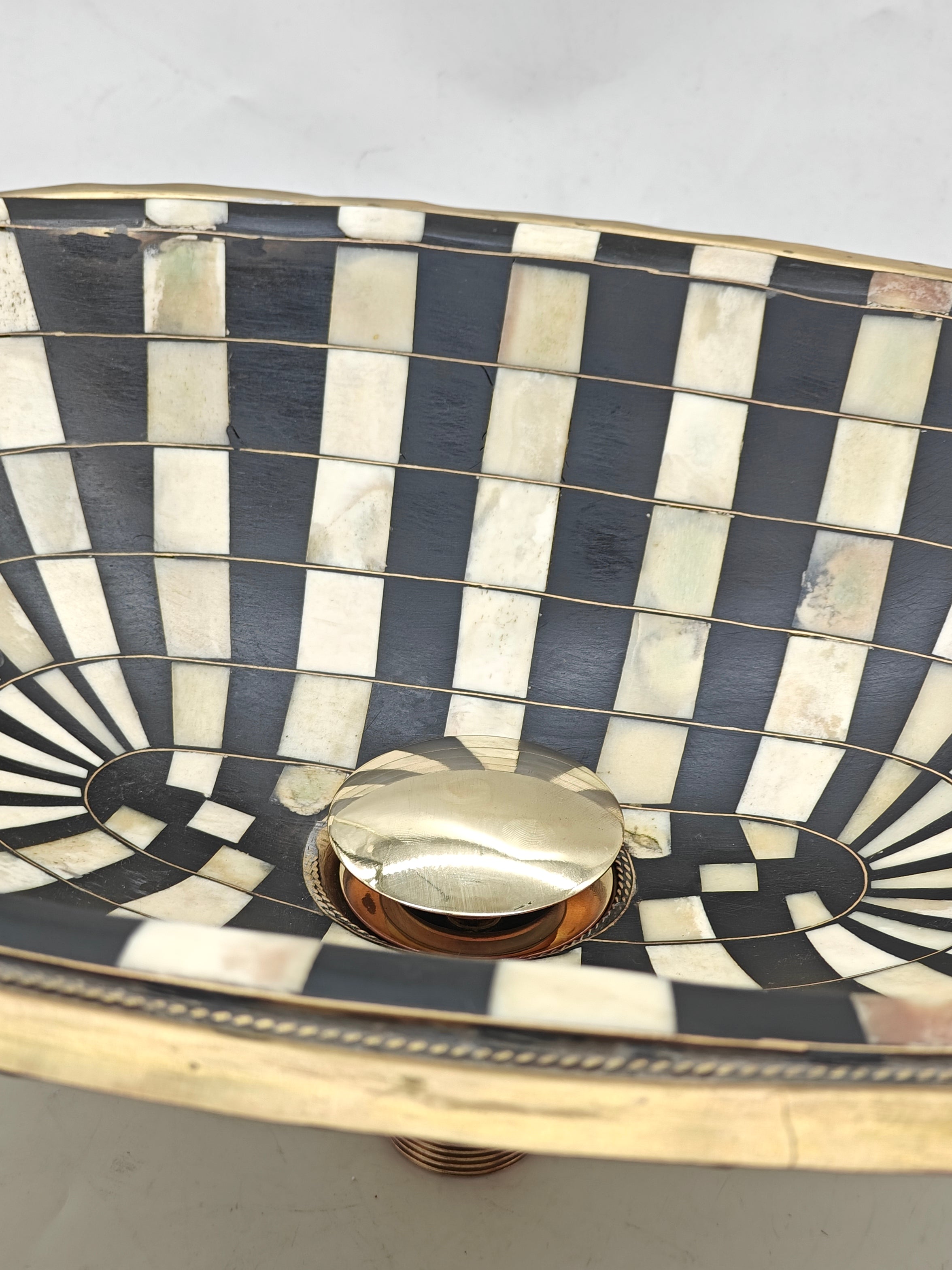 Unlacquered Brass Pop-Up Drain #BL010