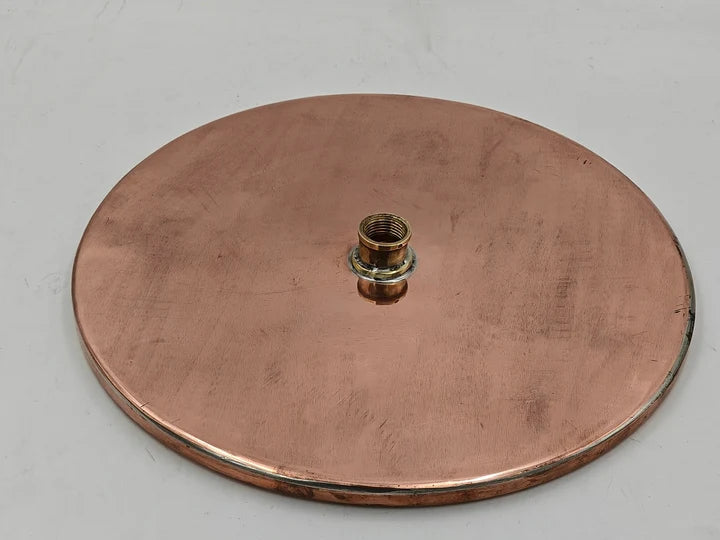 Unlacquered Solid Copper Rain Shower Head #BL023