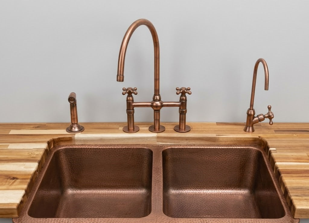 Dark Copper Kitchen Faucet #BL016